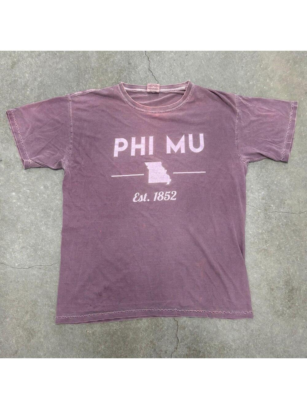 Comfort Colors PHI MU T Shirt